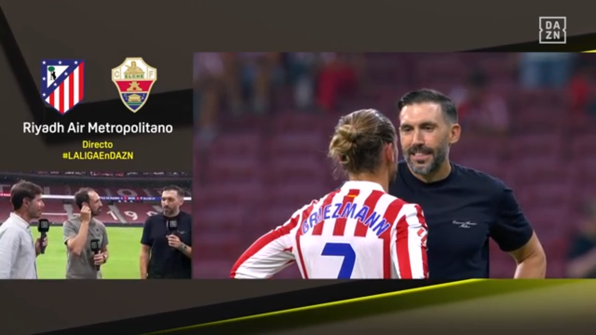 Antoine Griezmann, Eder Sarabia, Atlético de Madrid vs Elche