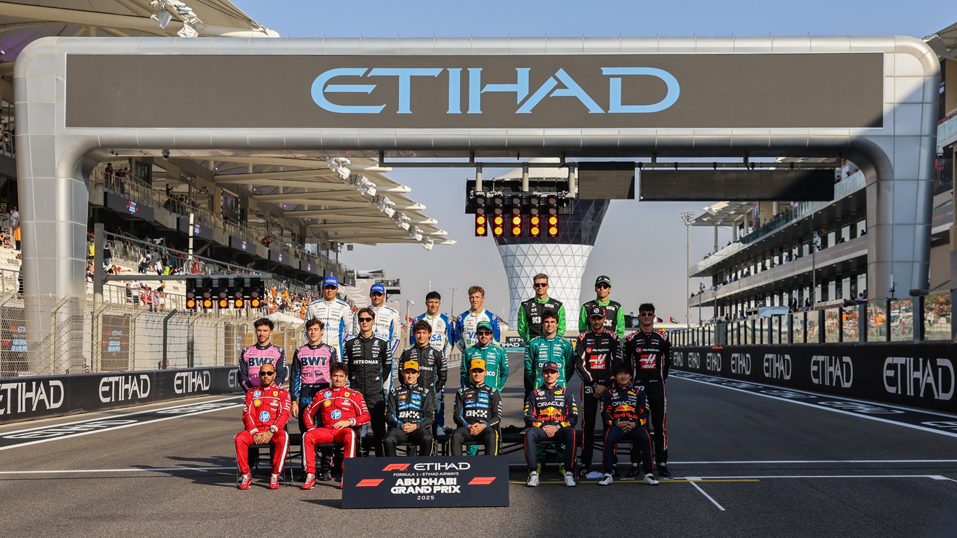 2025-12-07 Drivers Line Up Abu Dhabi F1 Formula 1