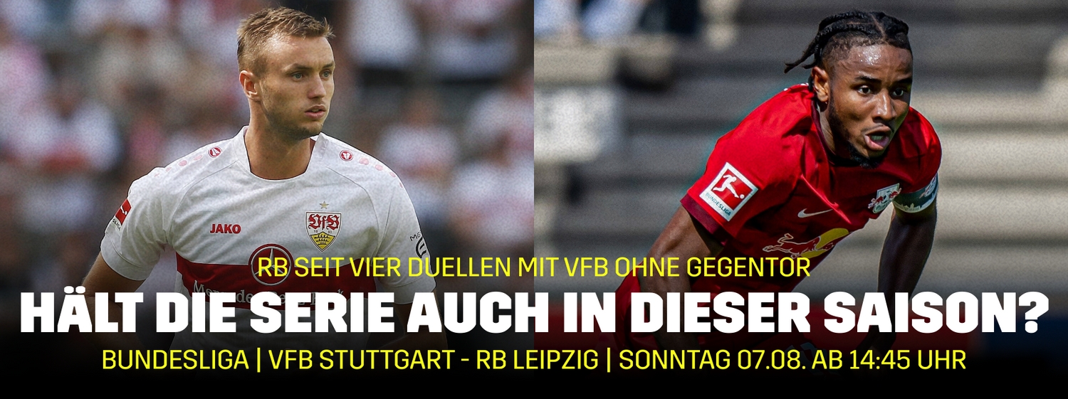 DAZN Banner Bundesliga VfB Stuttgart RB Leipzig
