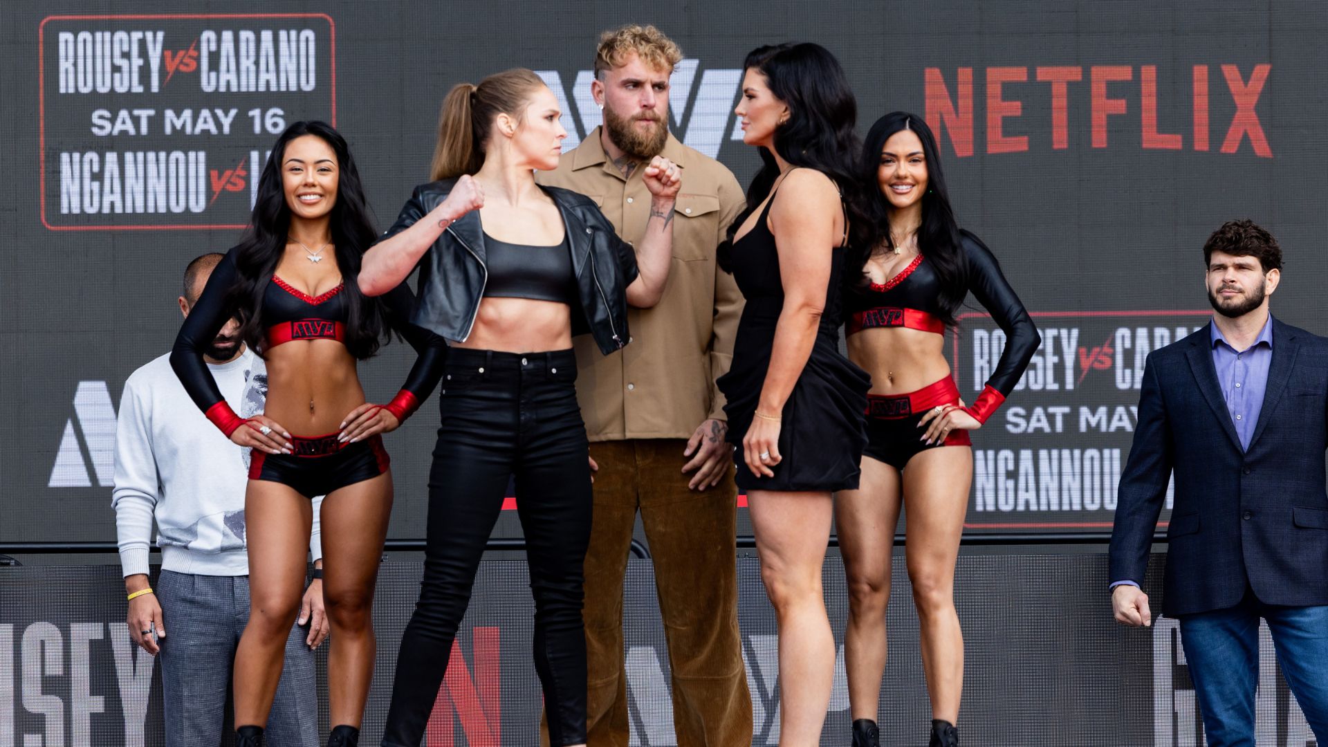 Ronda Rousey y Gina Carano