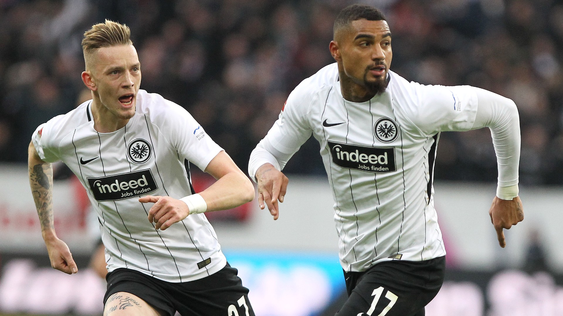 Kevin-Prince Boateng Marius Wolf Bundesliga Eintracht Frankfurt 18112017