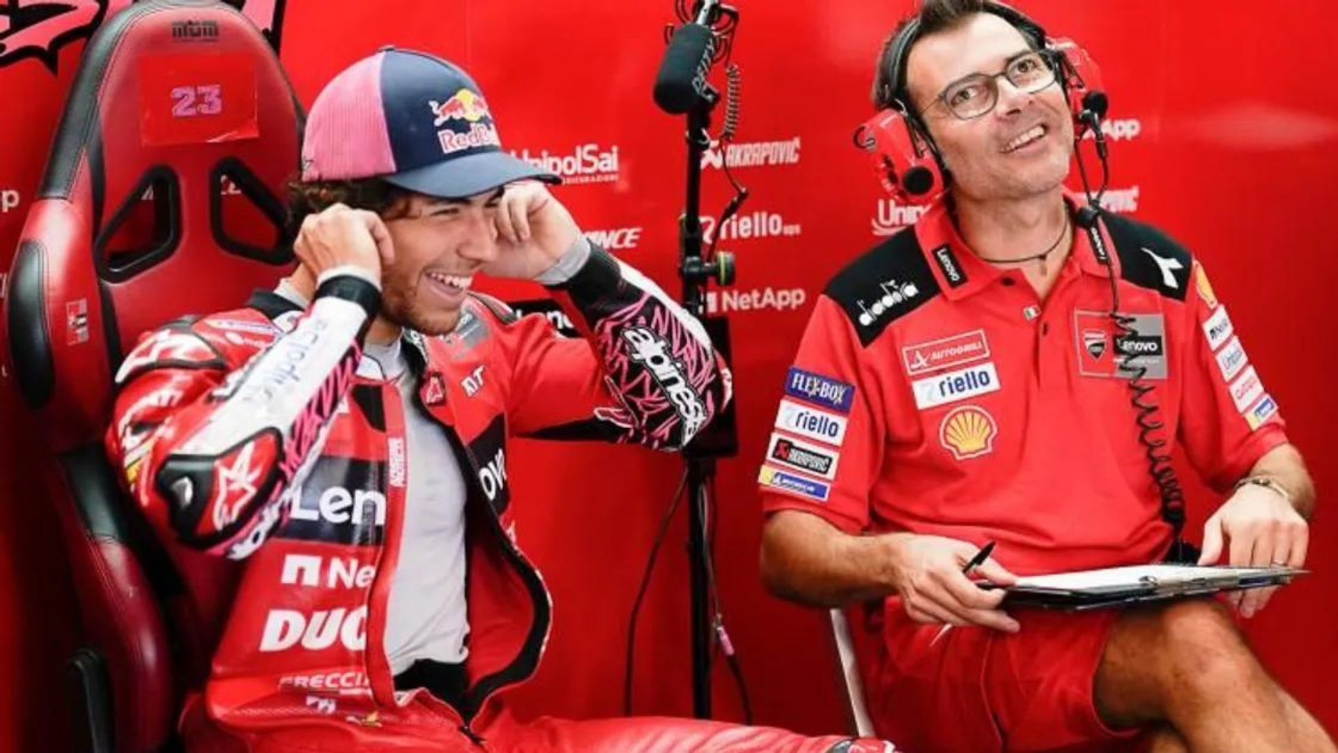 Marco Rigamonti y Enea Bastianini Ducati