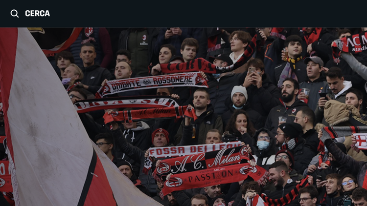 Screen Milan su DAZN