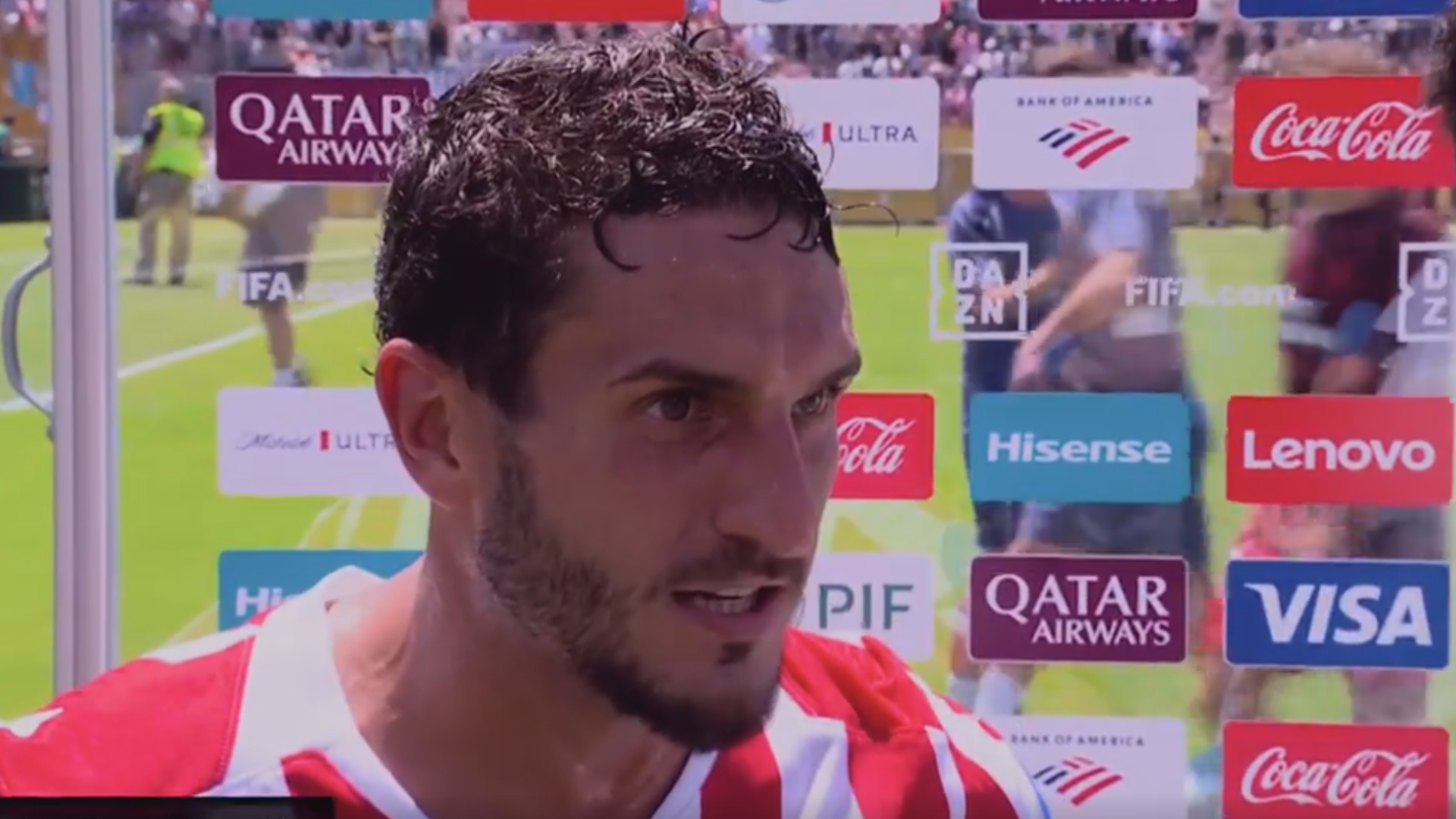 Koke habla con Javi Valle