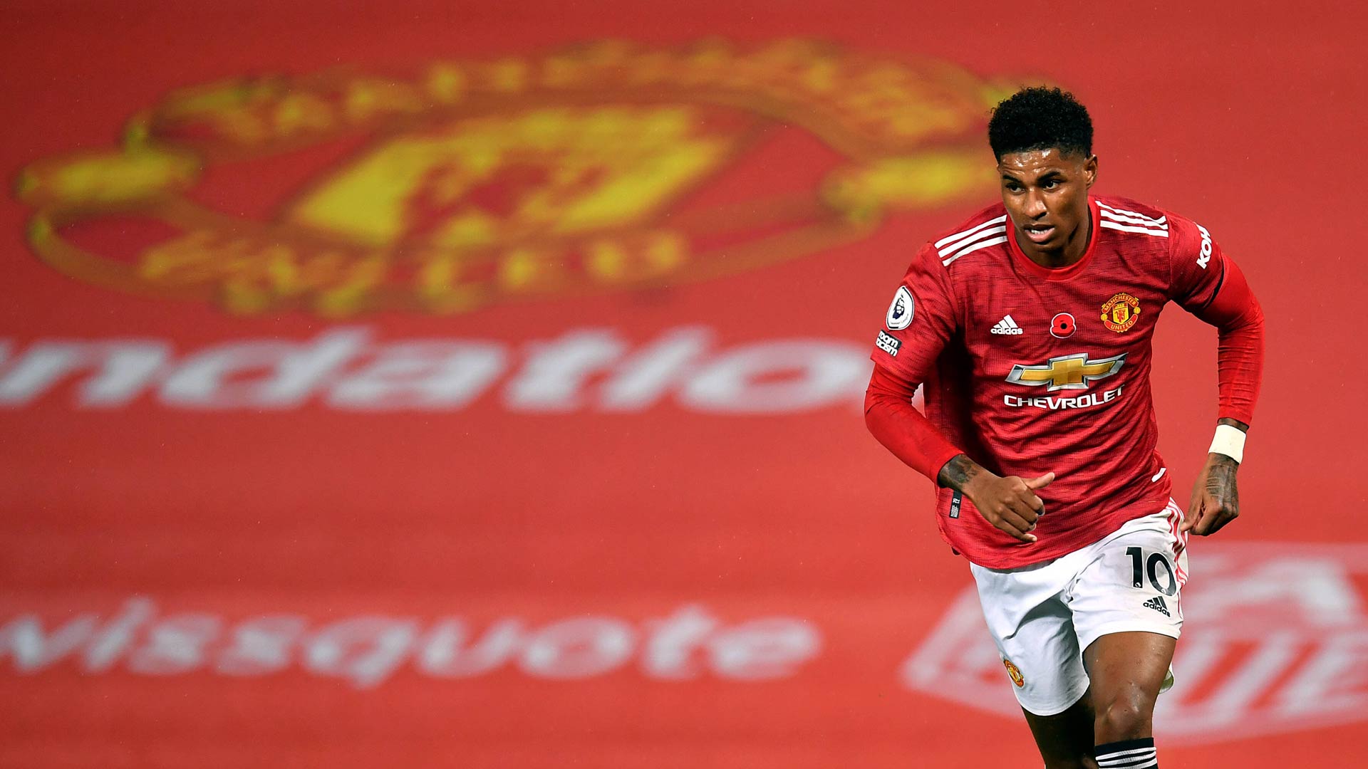 Marcus Rashford Manchester United FC Arsenal Premier League 2020