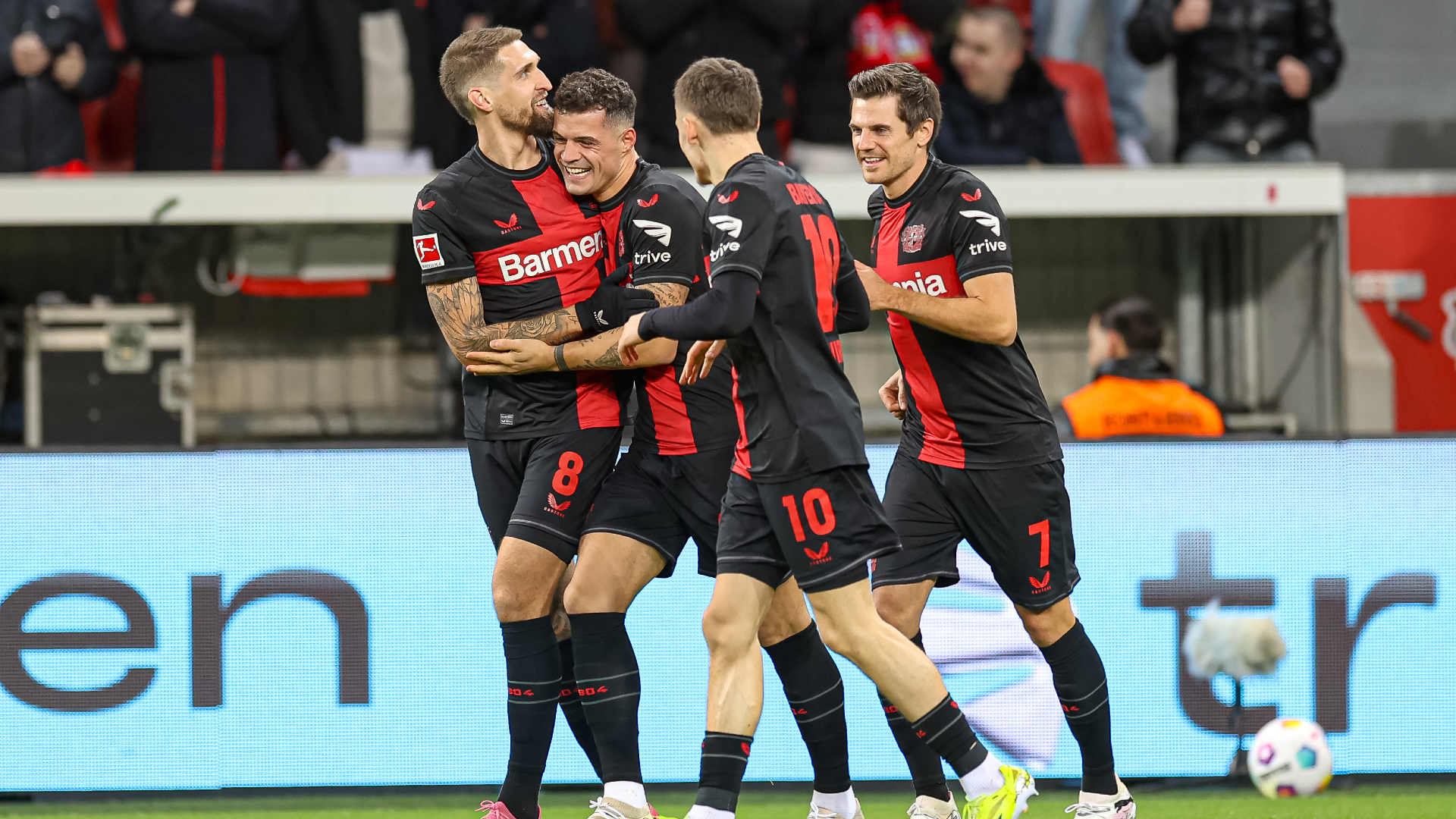 Bayer Leverkusen 2024 Bundesliga Xhaka Andrich Hofmann