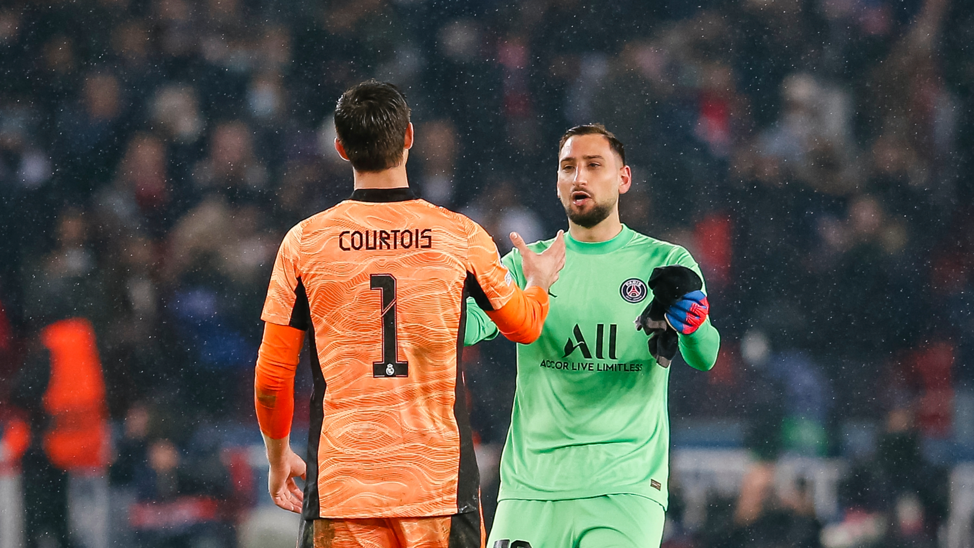 Donnarumma and Courtois