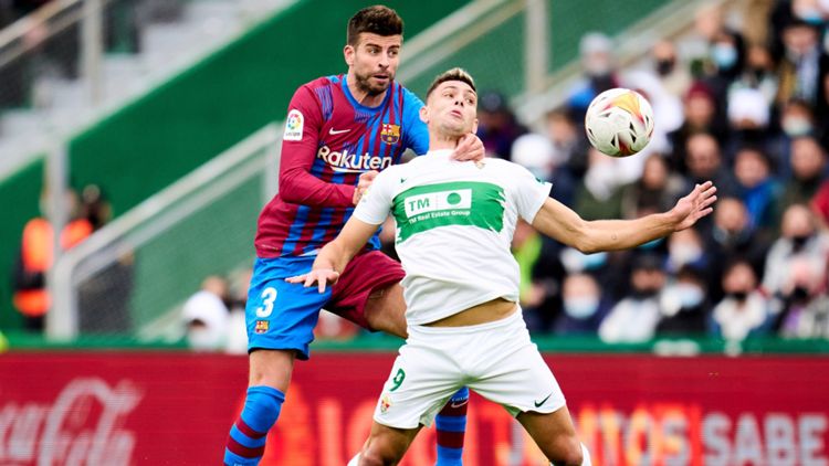 Elche-Barcellona, Pique