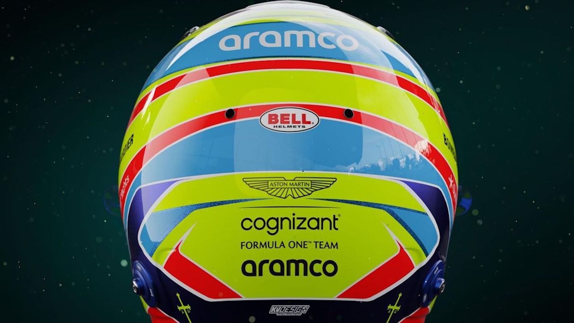 Casco Fernando Alonso, Aston Martin, F1