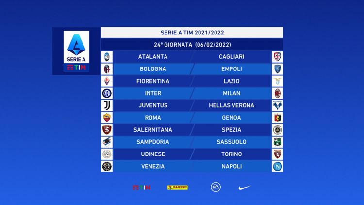 Serie A 2021/2022 Giornata 24