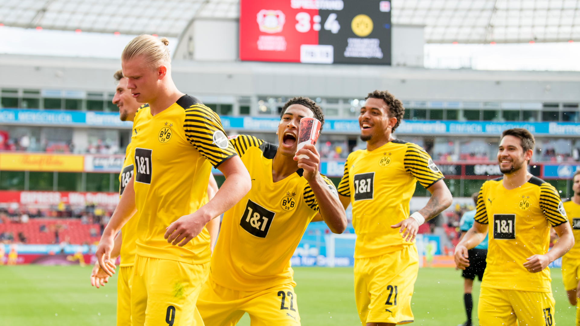 Borussia Dortmund Jude Bellingham Erling Haaland 11092021