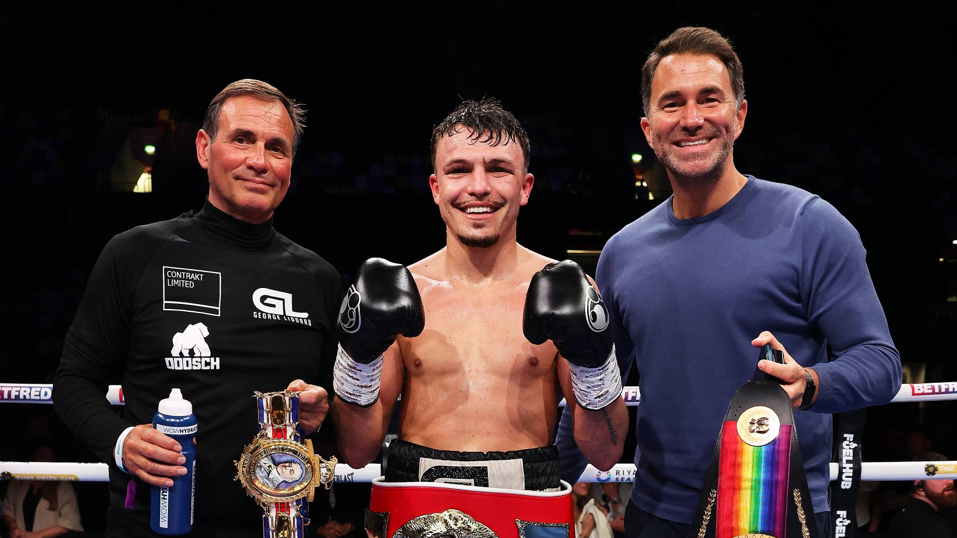 George Liddard, Tony Sims and Eddie Hearn_21032026