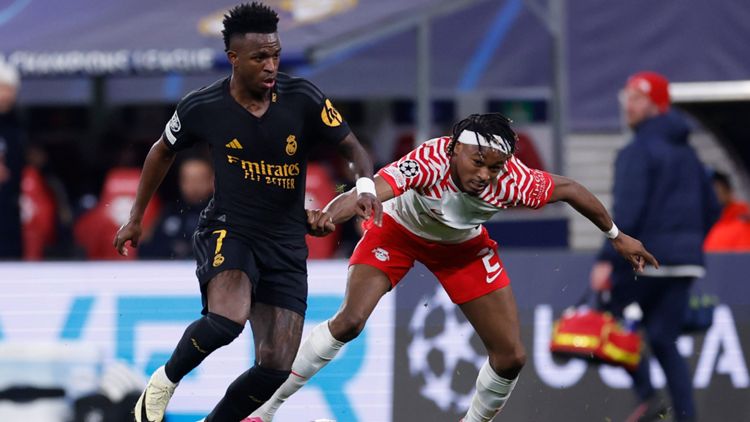 Vinicius Junior Real Madrid UEFA Champions League RB Leipzig