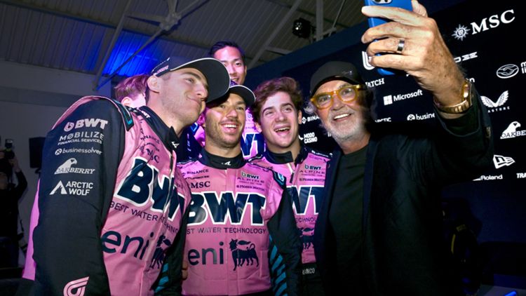 Briatore, Colapinto, Gasly, Doohan, Alpine