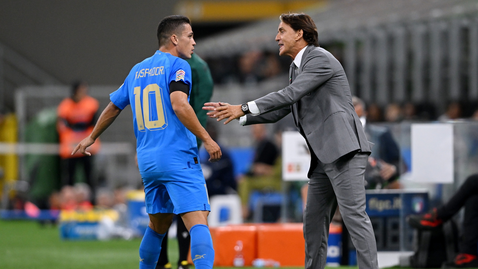 Raspadori Mancini Italia