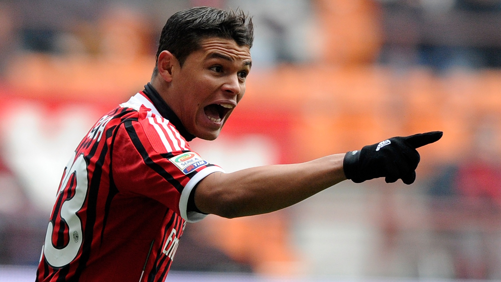 Thiago Silva al Milan nel 2012