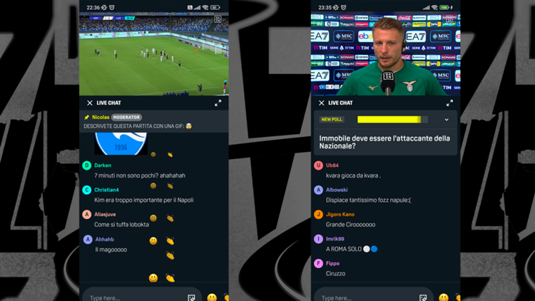 Modalità Fan Zone su DAZN