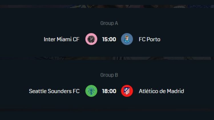 Thursday's CWC Games (EDT)