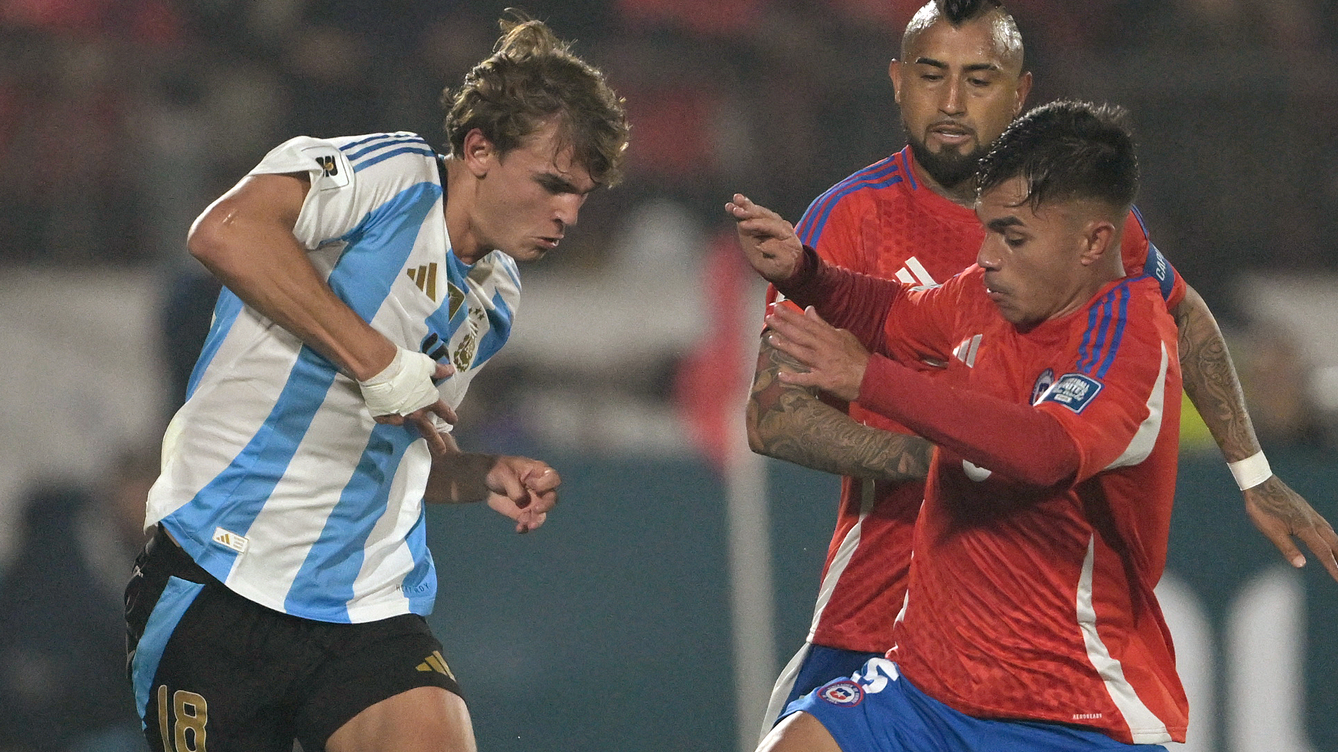 Nico Paz con Argentina