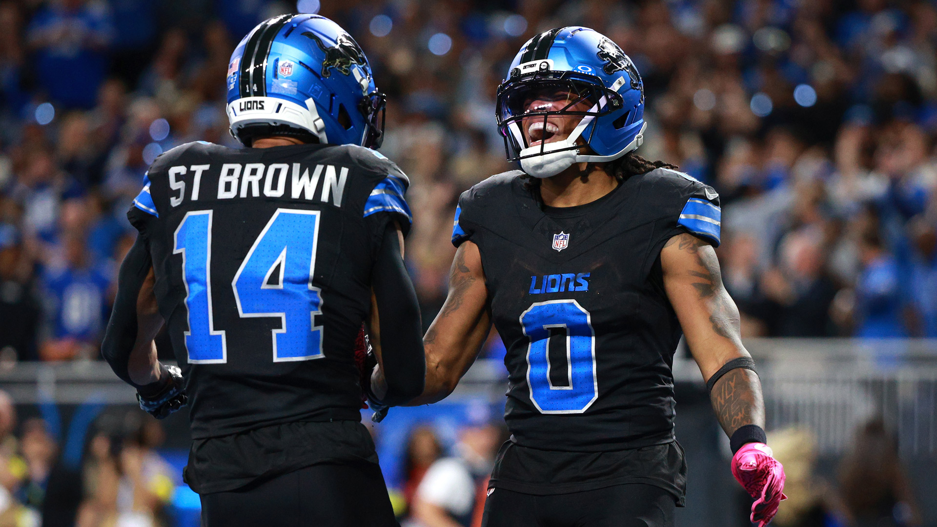 Amon-Ra St. Brown Jahmyr Gibbs Detroit Lions NFL 20102025