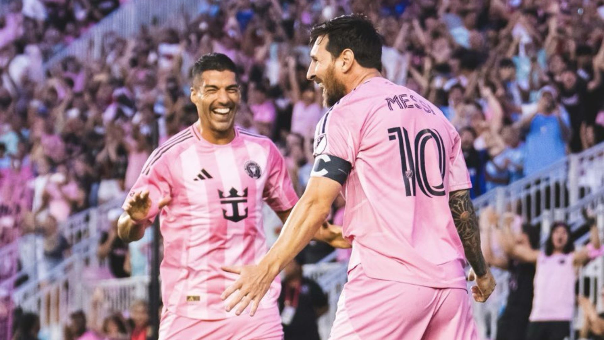 Leo Messi y Luis Suárez