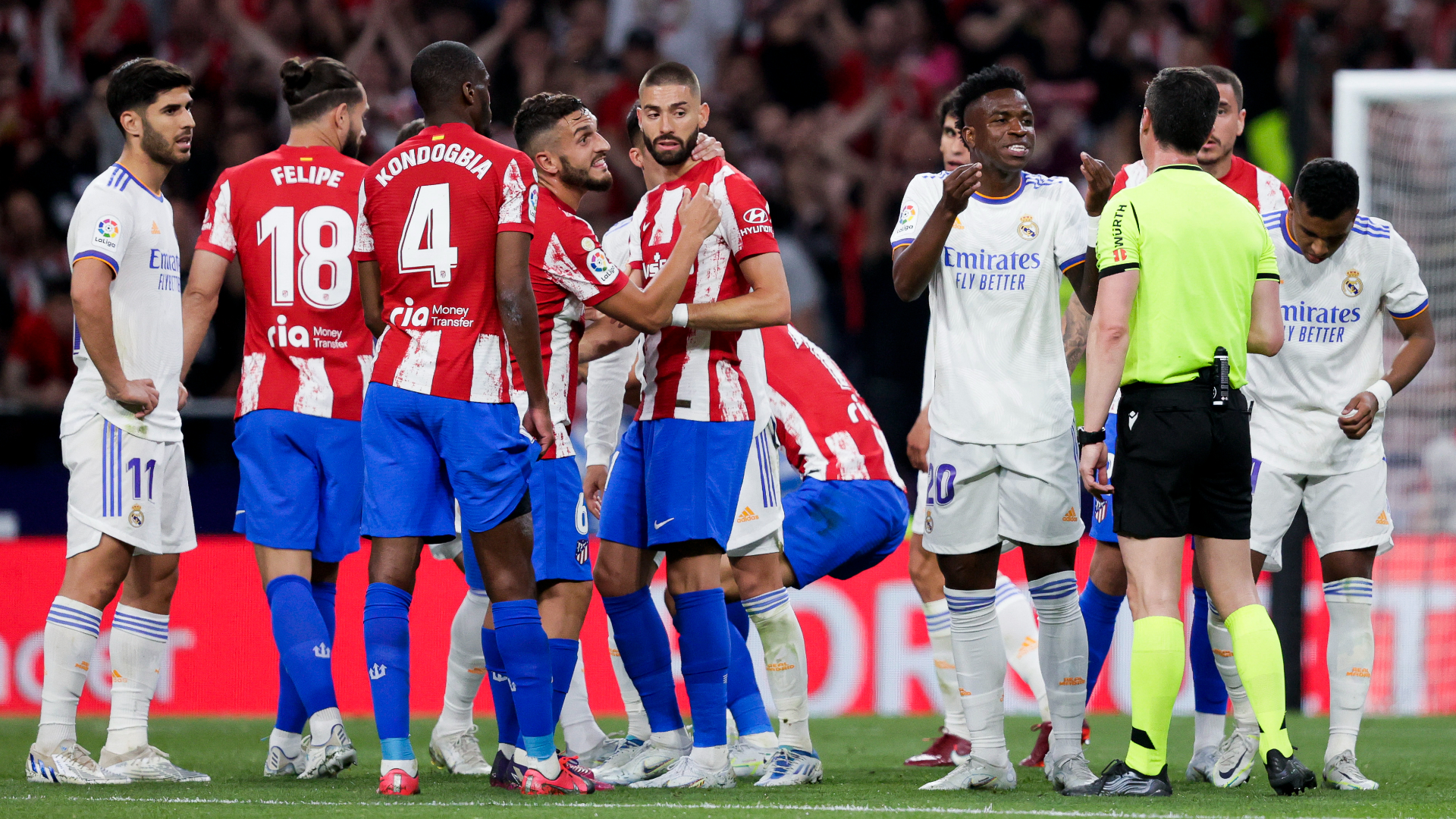 Atlético de Madrid, Real Madrid, derbi madrileño, LaLiga