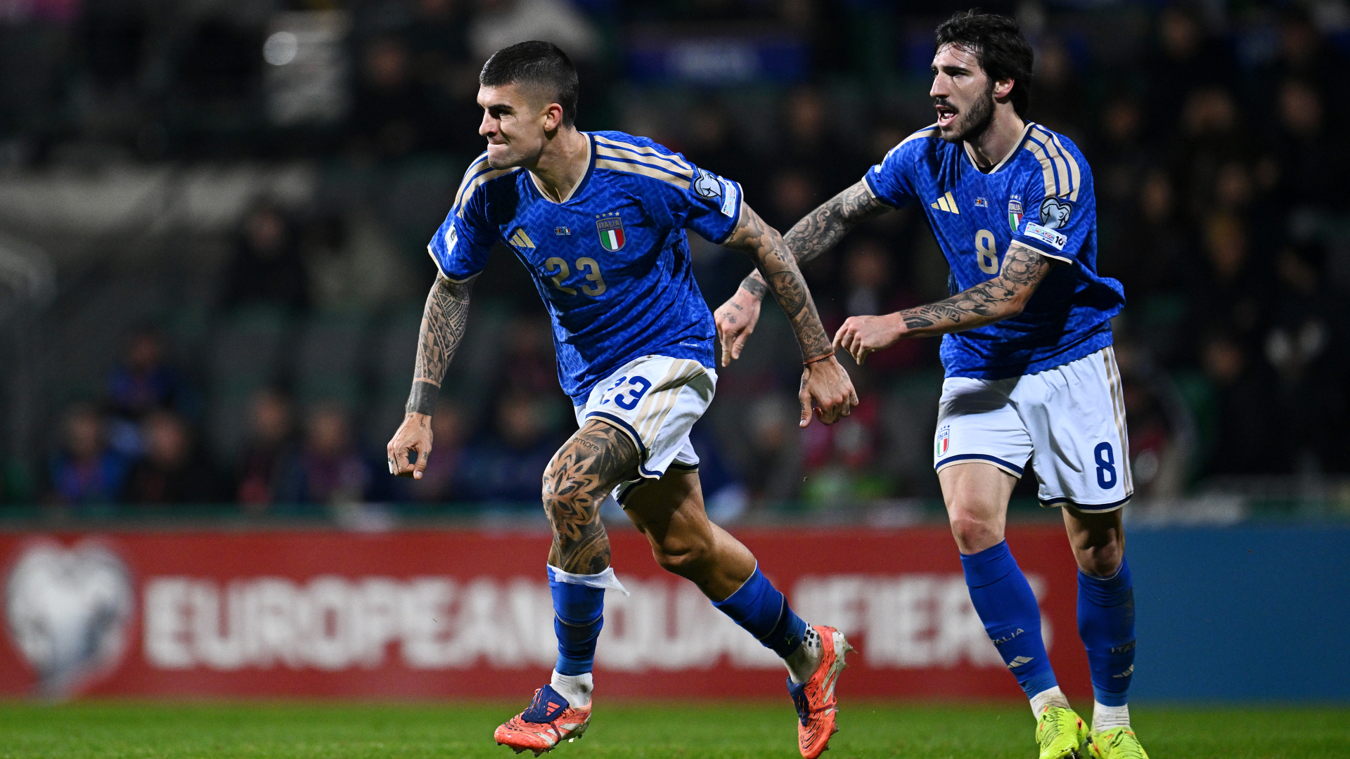 Gianluca Mancini Sandro Tonali Italien 2025