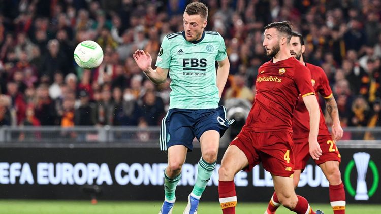 Cristante e Vardy in Roma-Leicester di Conference League