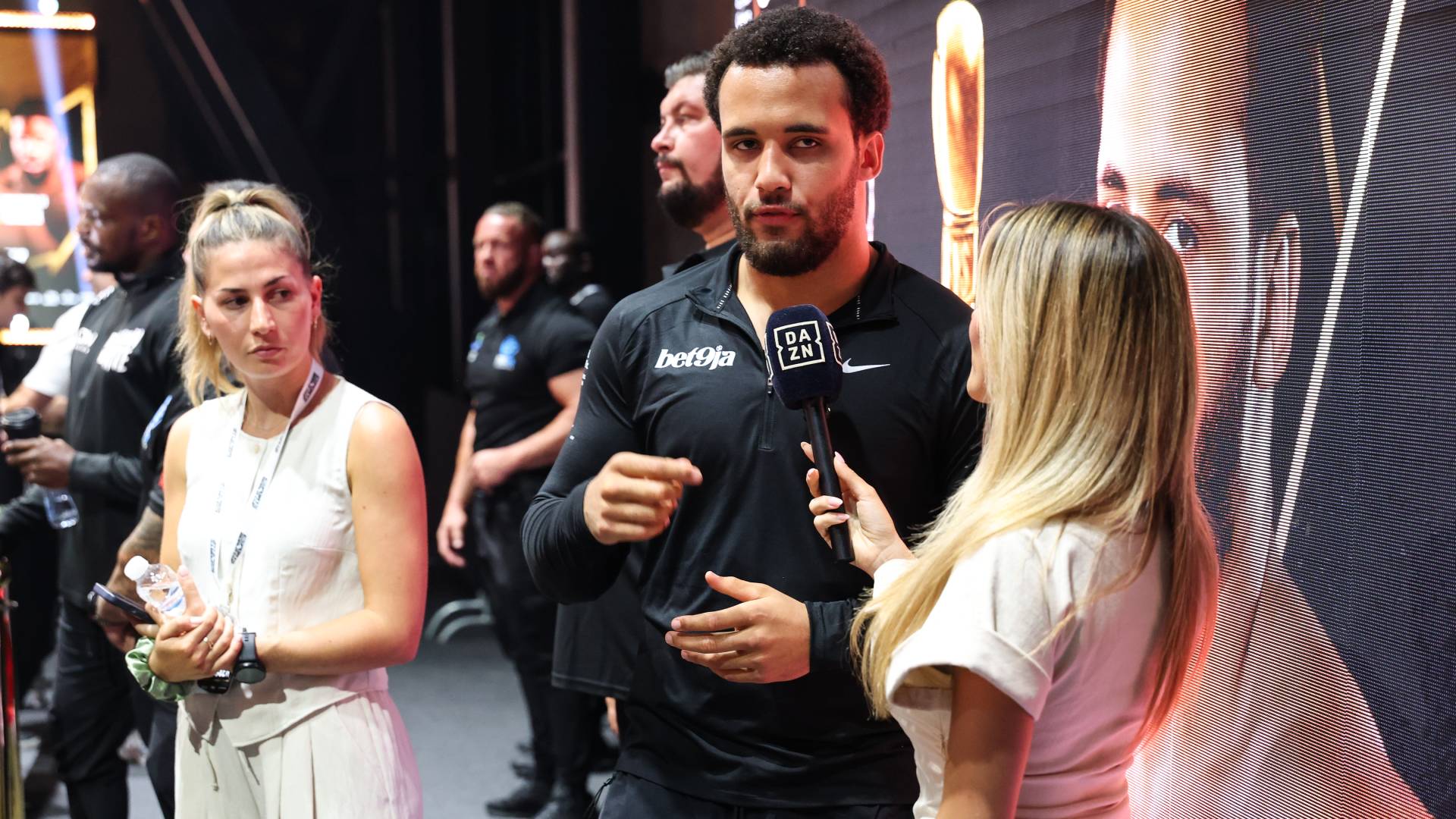 PIC 2 Moses Itauma speaks to Emily Austin