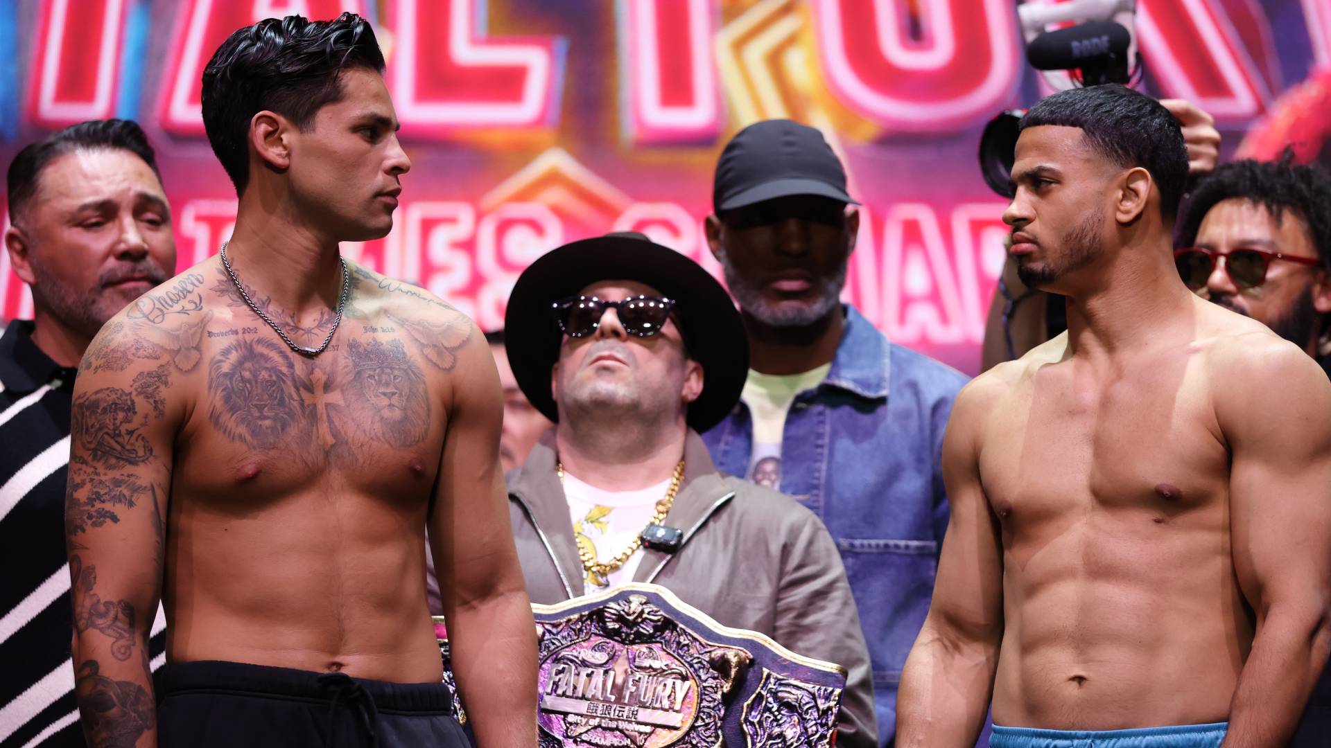 Ryan Garcia and Rolly Romero face off