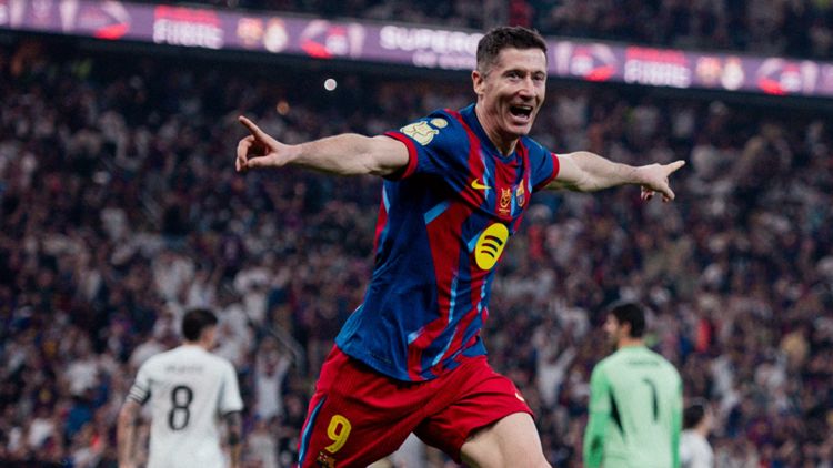 Robert Lewandowski, FC Barcelona, Supercopa de España
