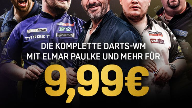 Darts WM 2026 Banner Angebot mixed