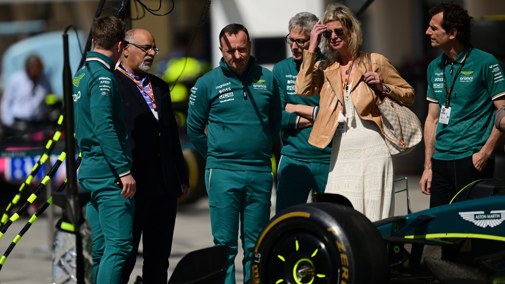 Mike Krack, Eric Blandin, Pedro Martínez de la Rosa, Aston Martin, F1 2024