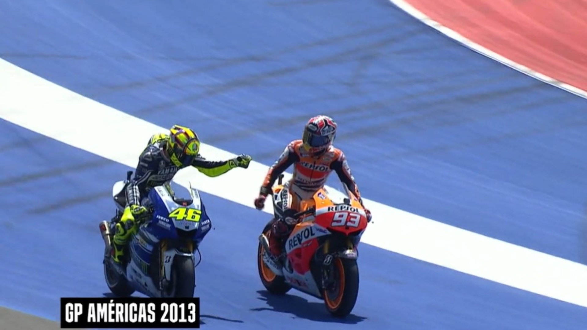Valentino Rossi, Marc Márquez, GP Estados Unidos, Laguna Seca