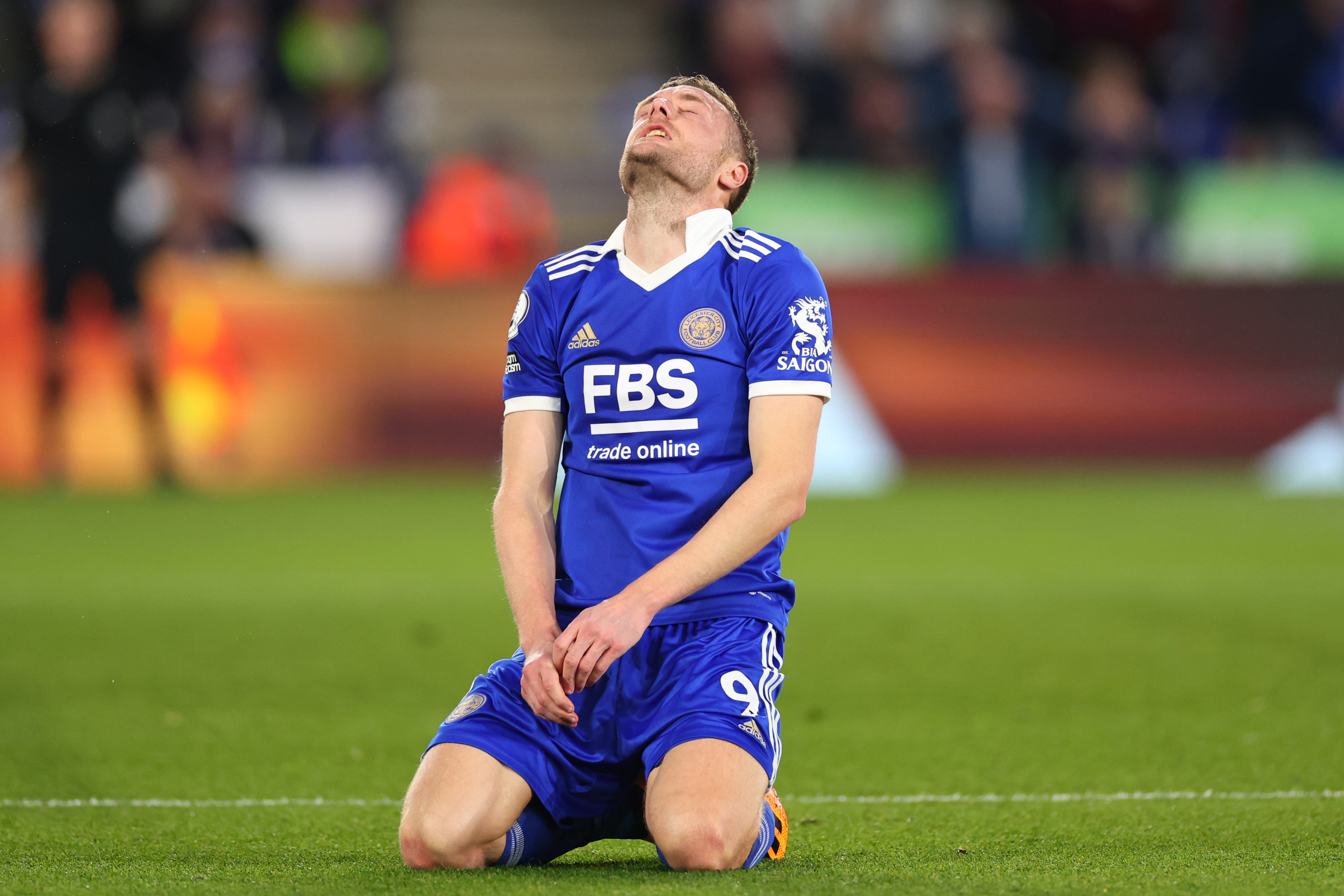 Jamie Vardy Leicester relegation