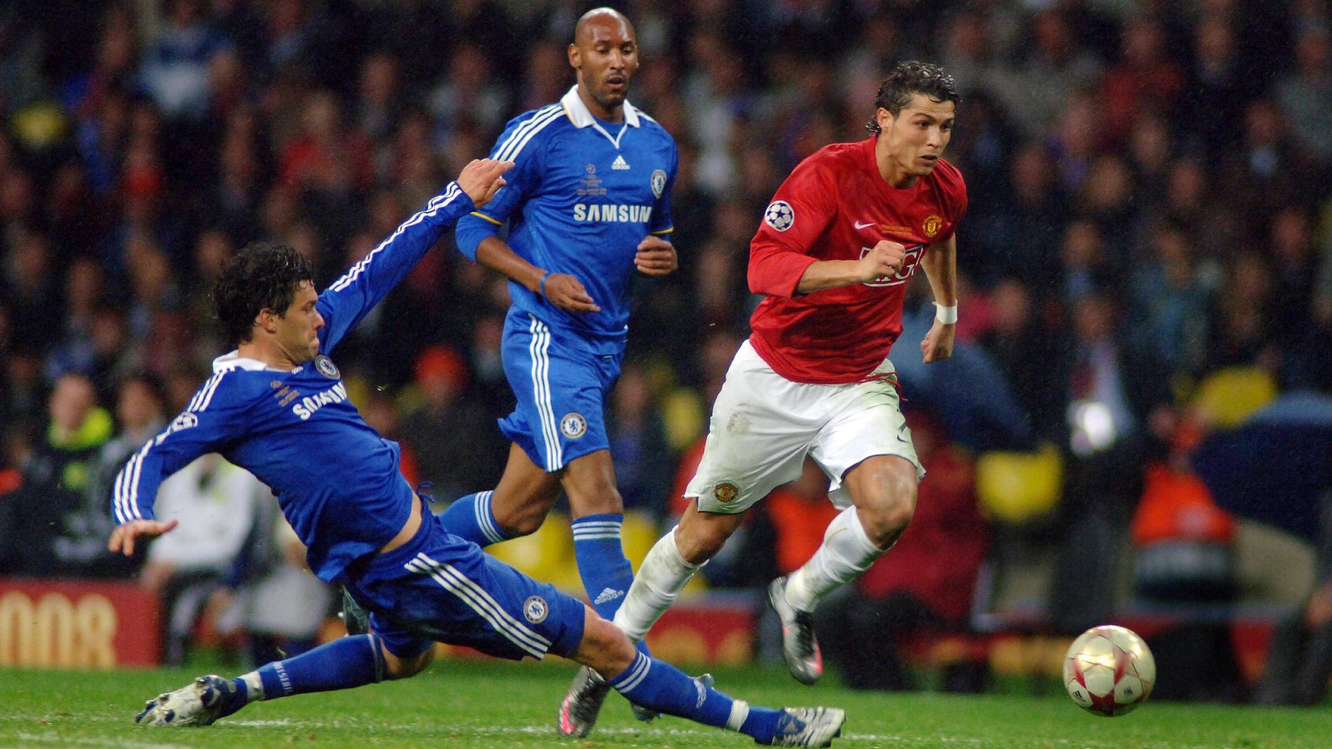 Ballack Chelsea Ronaldo Manchester United Moskau 2008 Finale
