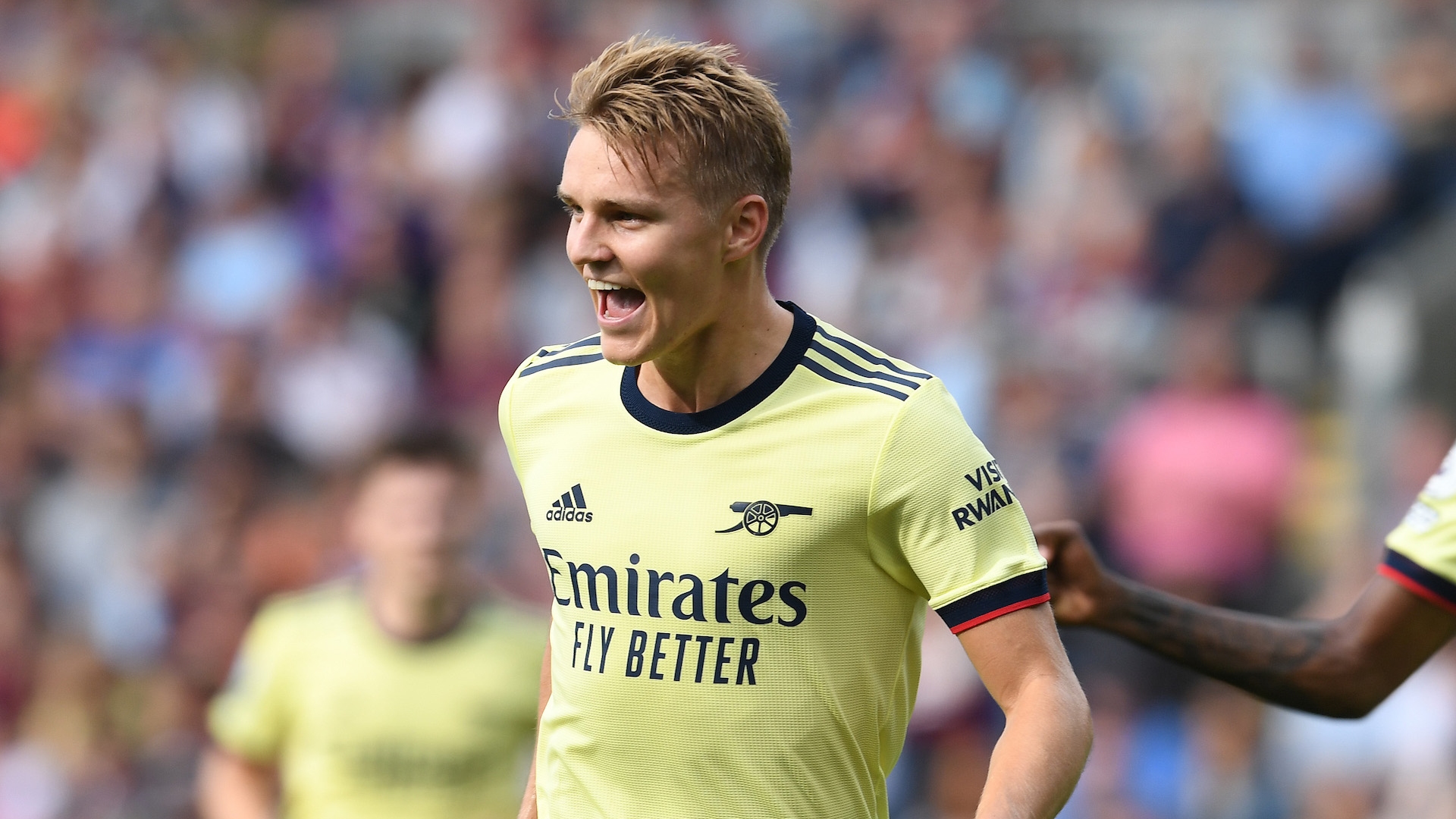 Martin Odegaard Arsenal Burnley Premier League 2021/22