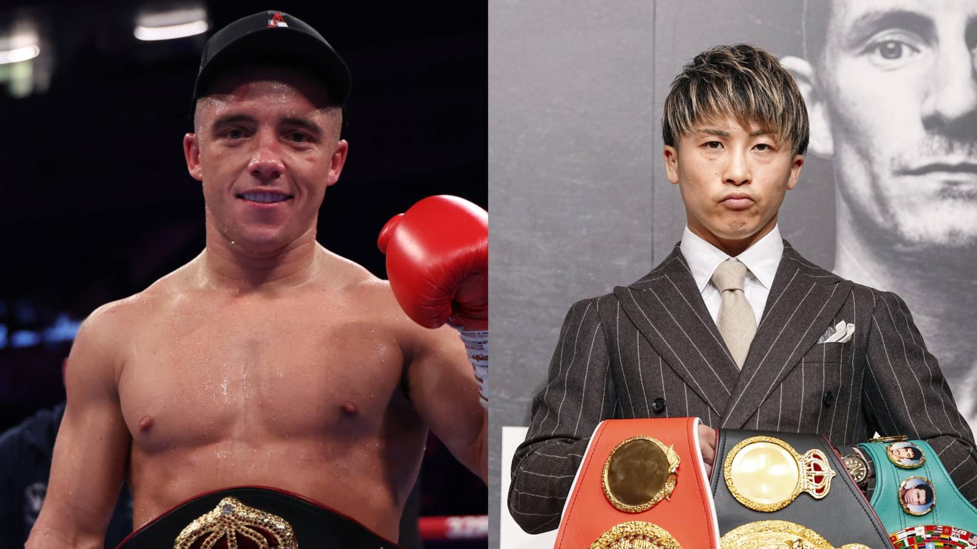 Nick Ball and Naoya Inoue head-to-head graphic