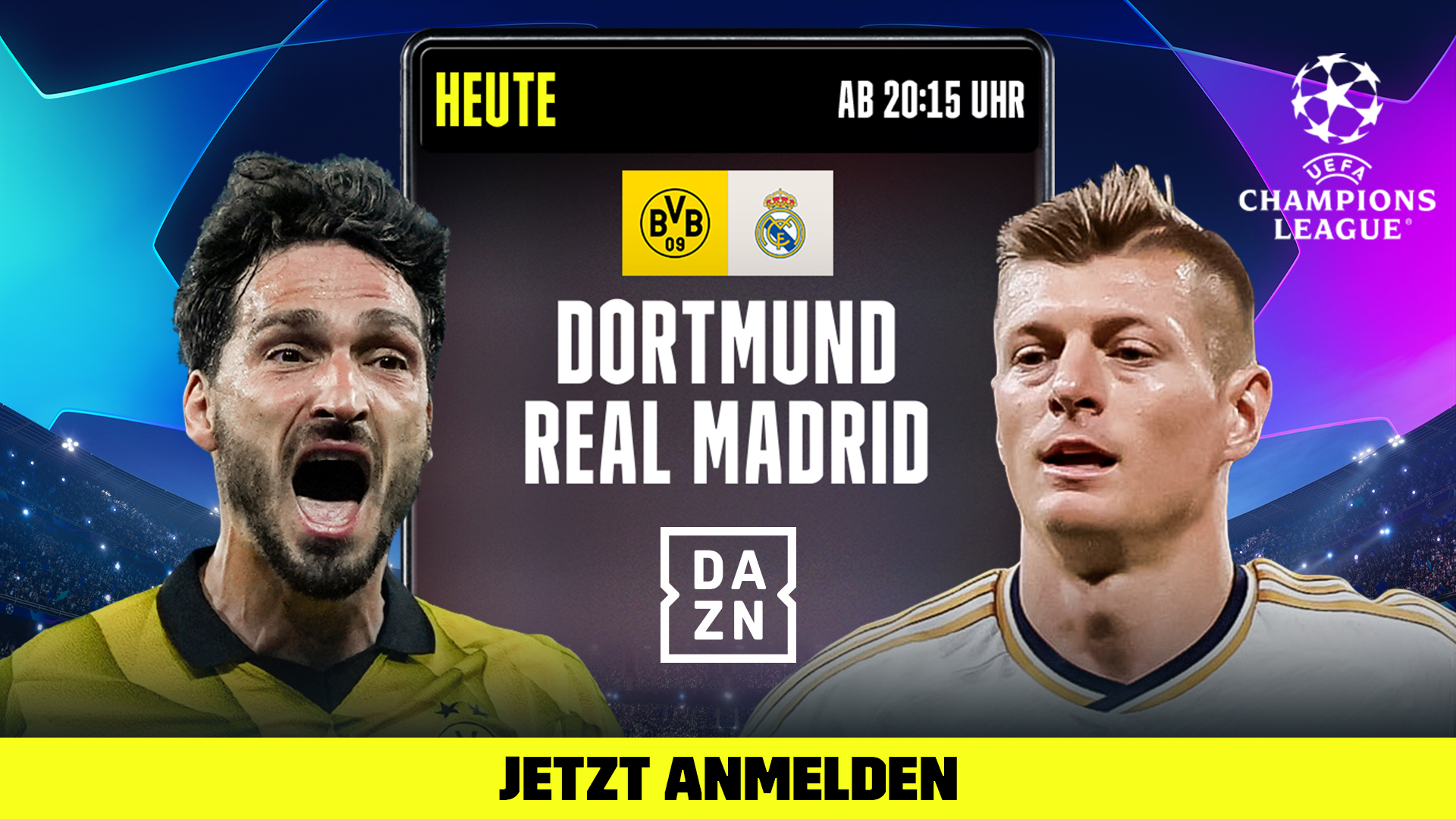 BVB Borussia Dortmund Real Madrid UEFA Champions League Finale 2024 DAZN