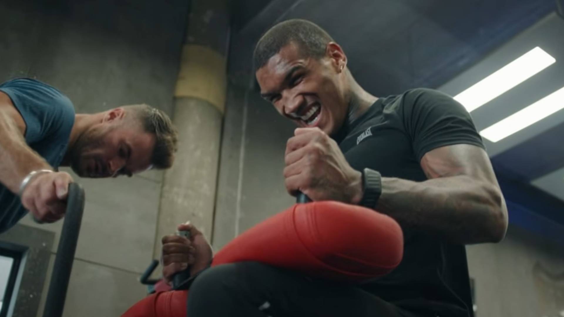 Conor Benn in training