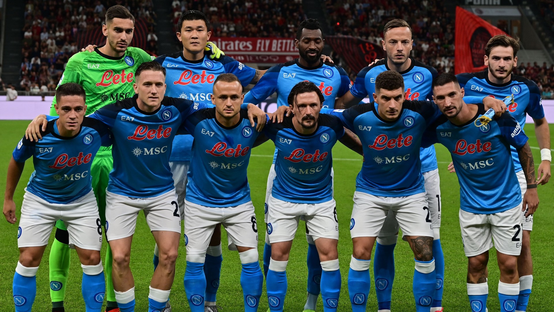 La formazione del Napoli 2022-2023 in Serie A TIM