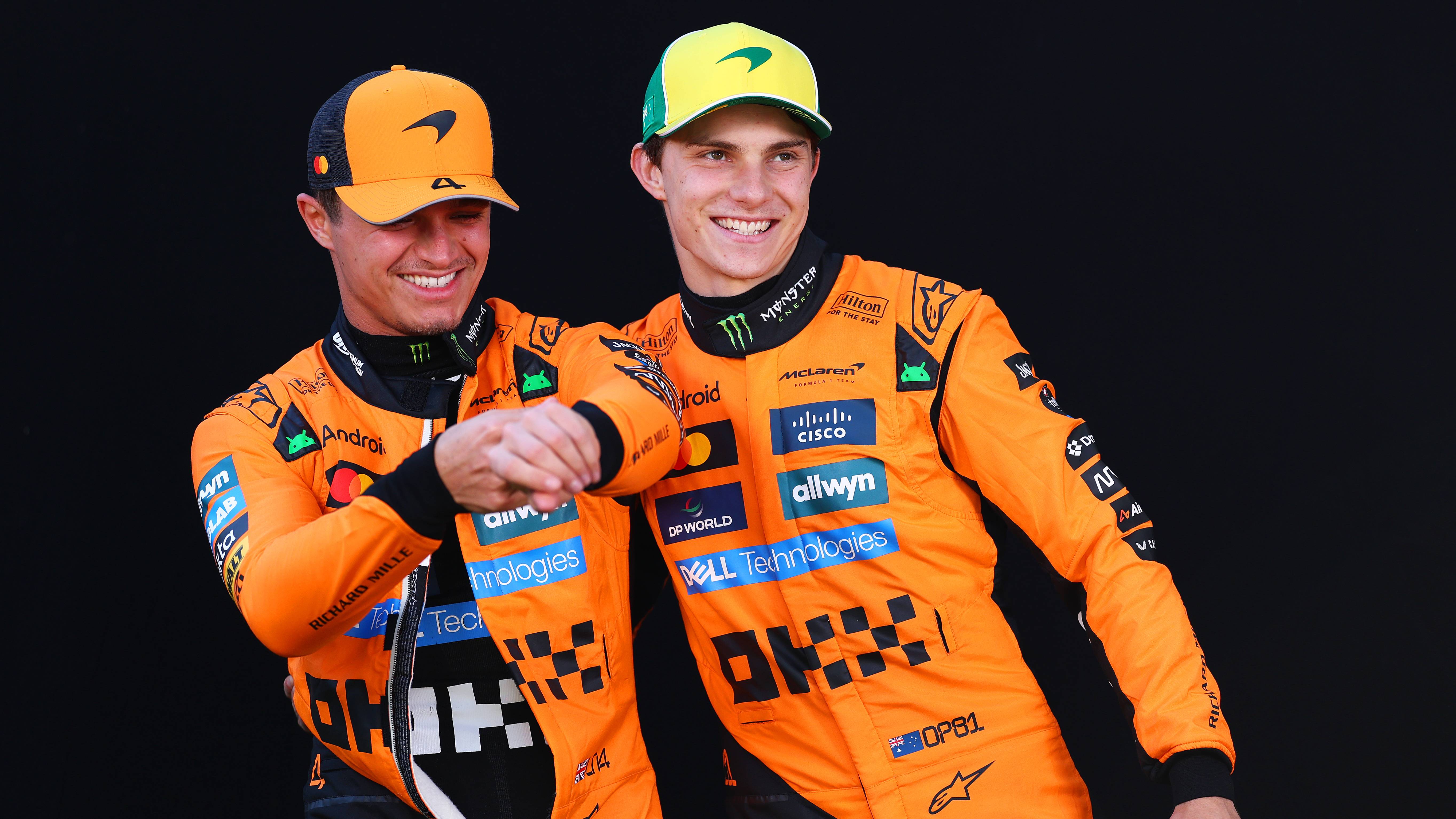 Lando Norris Oscar Piastri McLaren 13032025
