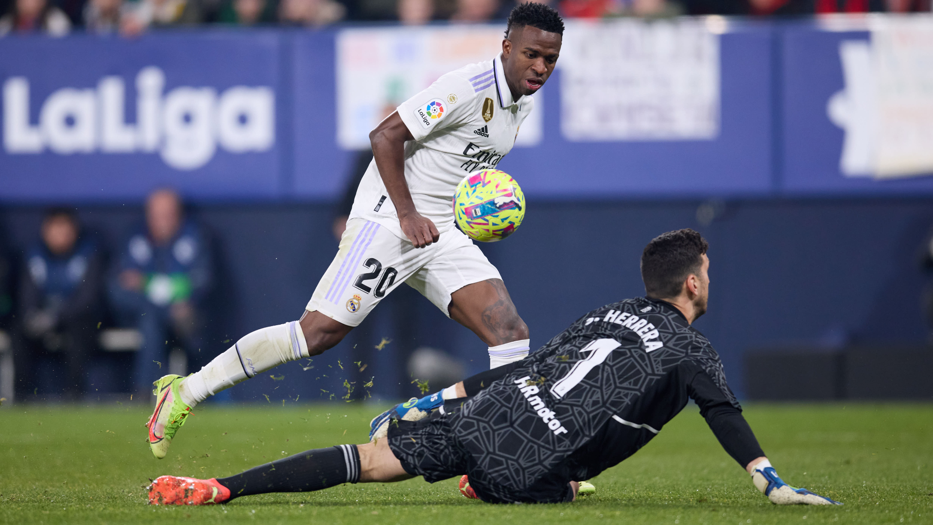 Vinicius, Sergio Herrera, Real Madrid, Osasuna, LaLiga
