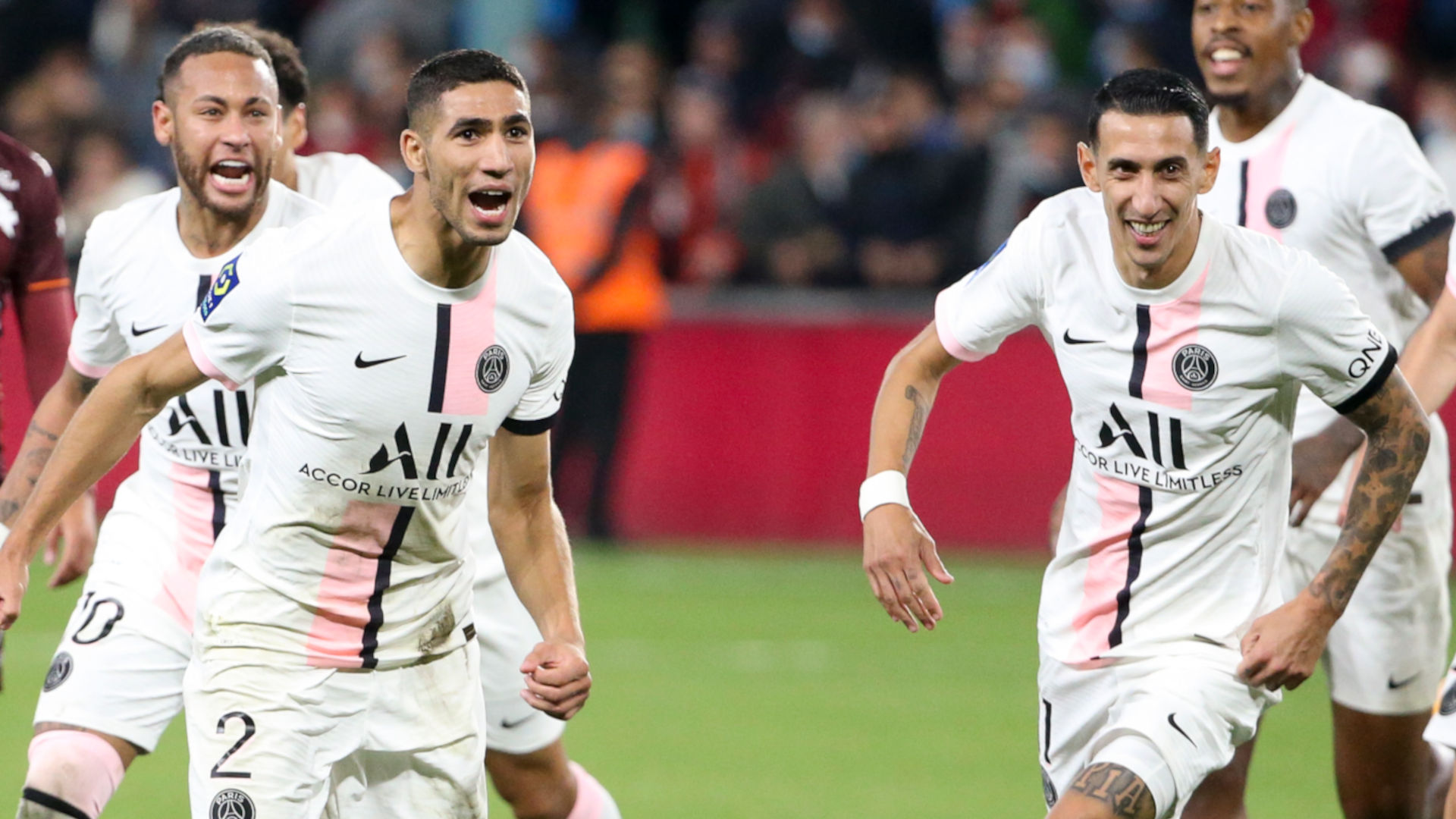 Paris Saint-Germain Neymar Hakimi di Maria 22092021