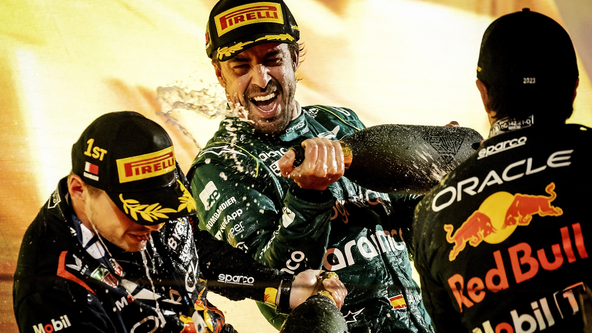 2023-03-05 Verstappen Perez Alonso F1 Formula 1