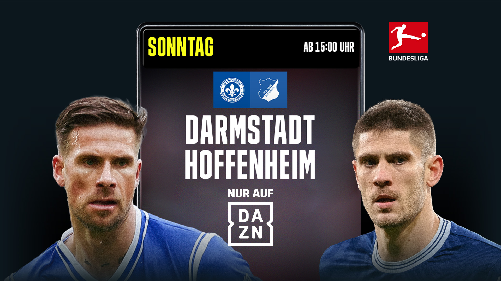 Darmstadt 98 TSG Hoffenheim Bundesliga Spieltag 33 Header