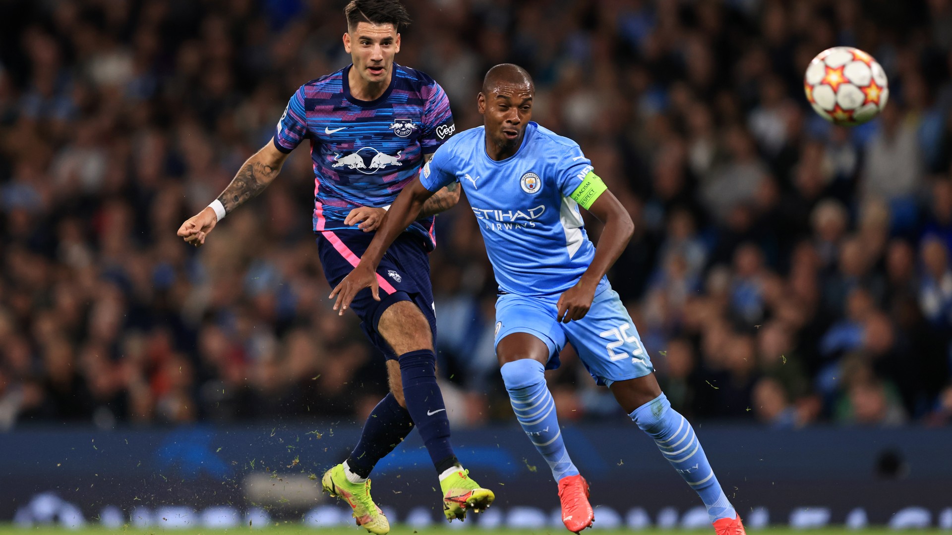 RB Leipzig Manchester City Dominik Szoboszlai Fernandinho Champions League 15092021