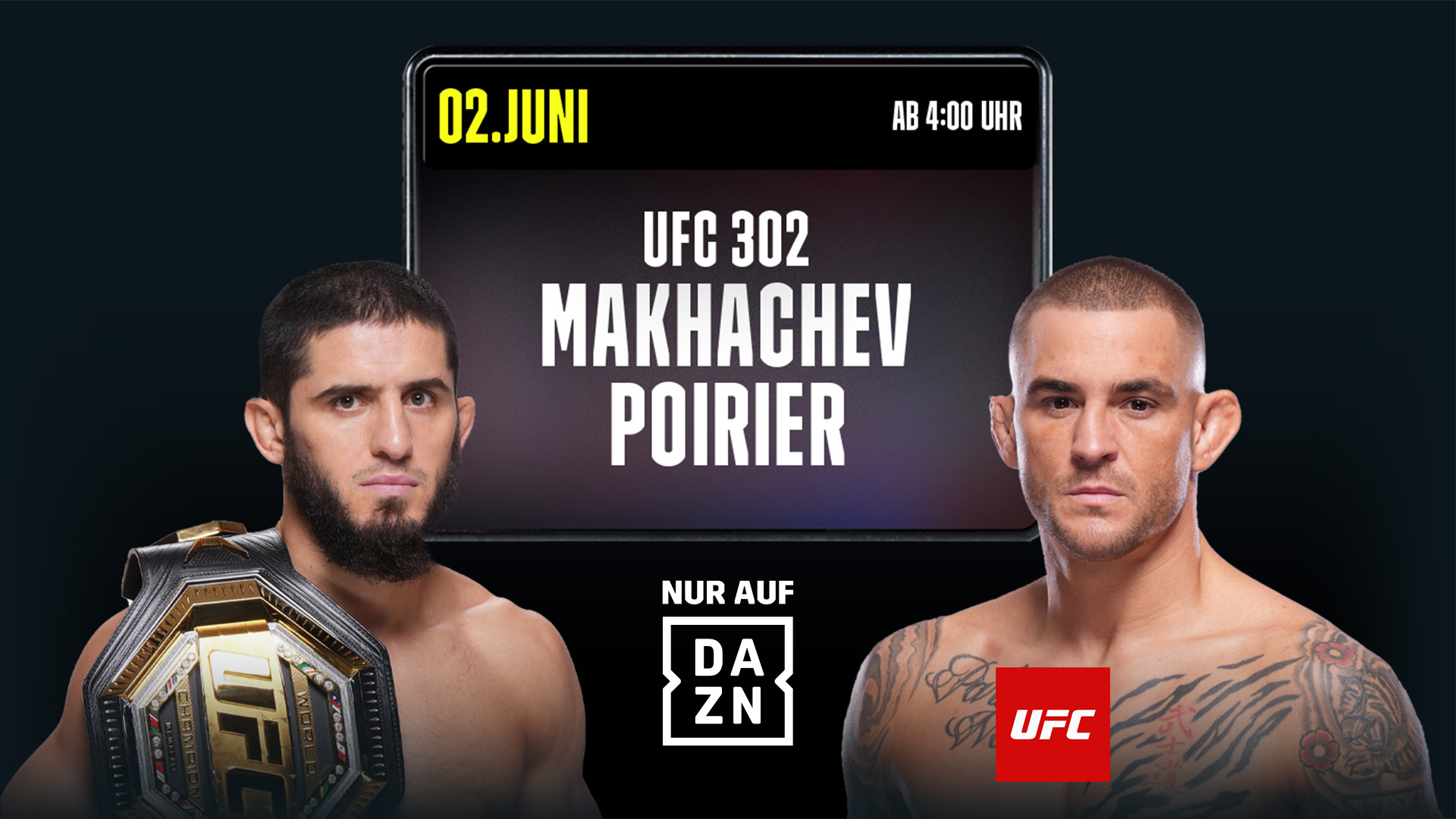 UFC 302 Makhachev vs. Poirier Banner