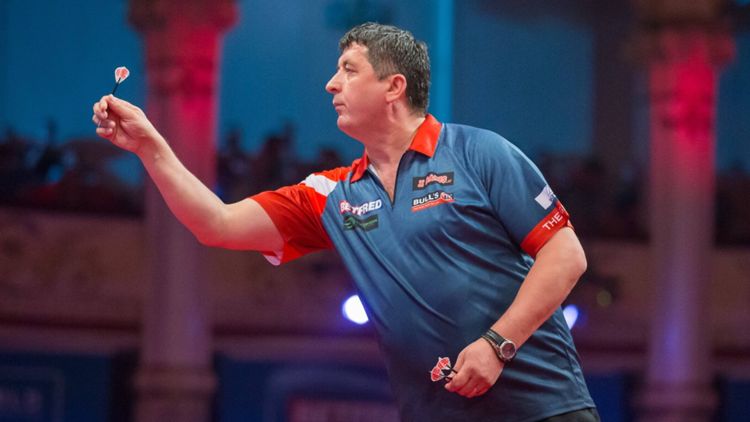 ONLY GERMANY Mensur Suljovic Österreich Darts werfen 21072019