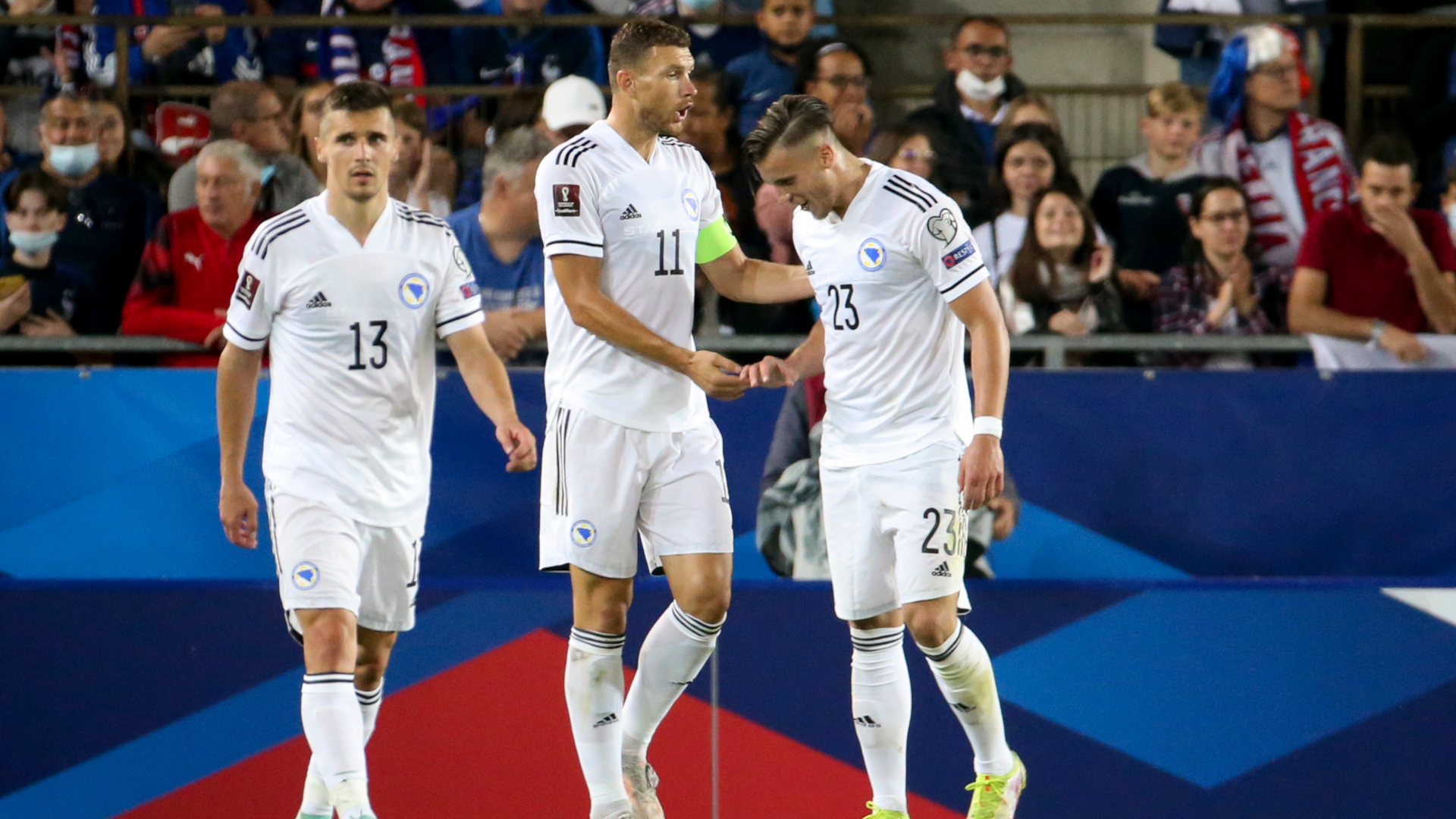 Edin Dzeko Ermedin Demirovic Bosnien-Herzegowina WM Qualifikation 01092021